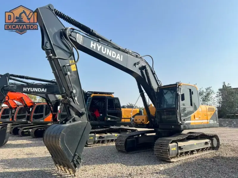 22 ton Second Hand Hyundai 220LC-9S Heavy Crawler Excavator