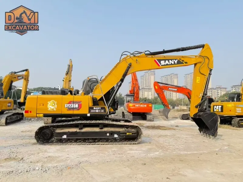 Durable used Sany SY235H excavator powerful construction machines for sale