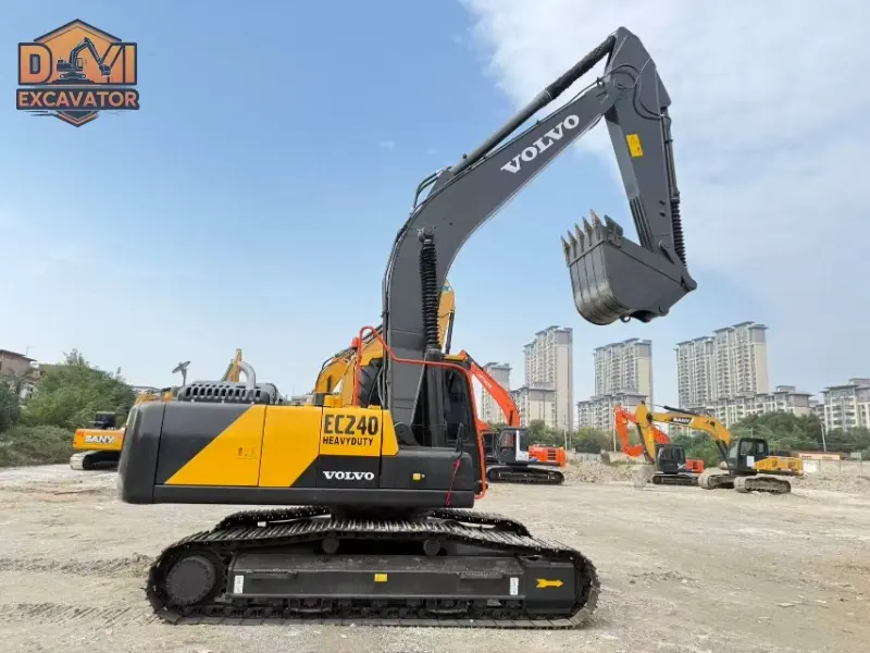 Good condition used Volvo EC240 excavator powerful tracked construction equipment