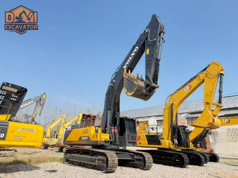 Good condition used Volvo EC480 excavator powerful crawler construction machines