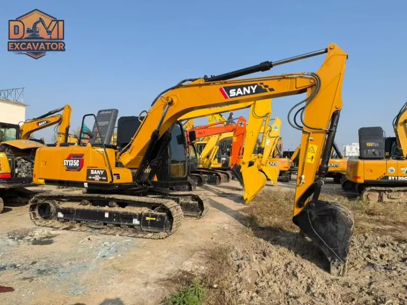 High-quality used Sany SY135C excavator competitive pr