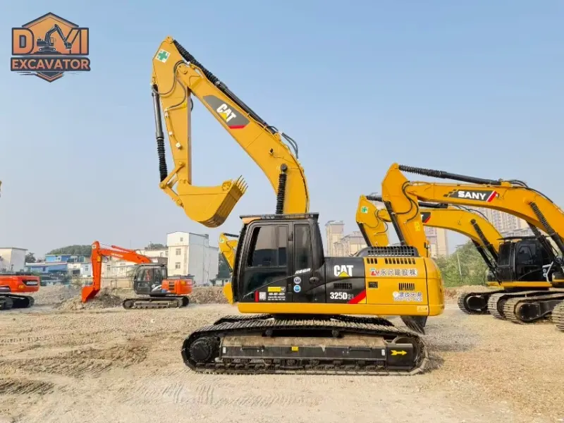 Low Price Used Cat 325D2L Hydraulic Excavator Durable Construction Equipment