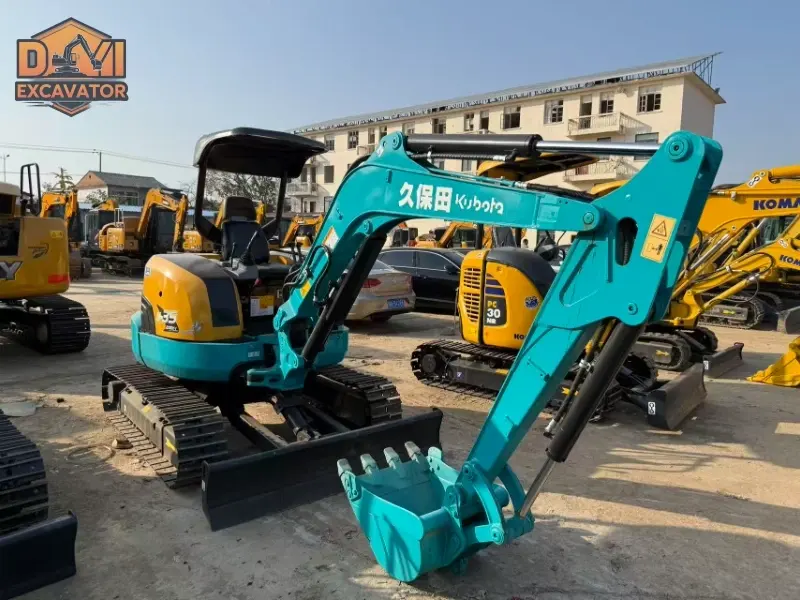 Low price used Kubota U-35 compact excavator high pe