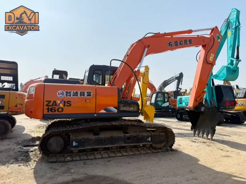 Second Hand Hitachi ZX160 Medium Crawler Excavator Durable