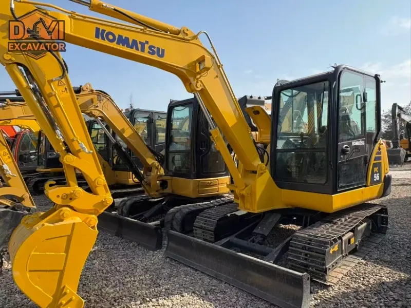 Second Hand Komatsu PC56 Small Digger For Sale