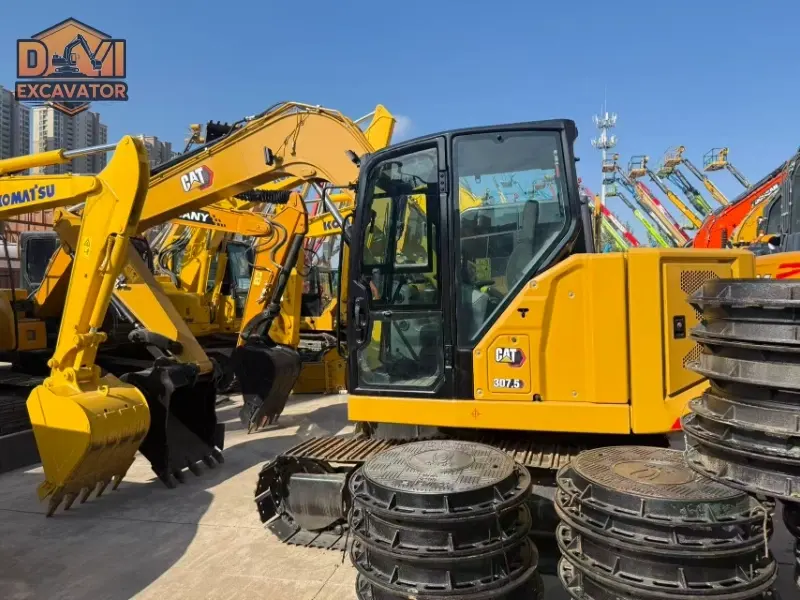 Used Cat 307.5 Medium Excavator Powerful Engine (1)