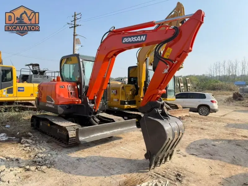 Used Doosan DX60-9C Compact Excavator Good Condition Low Price