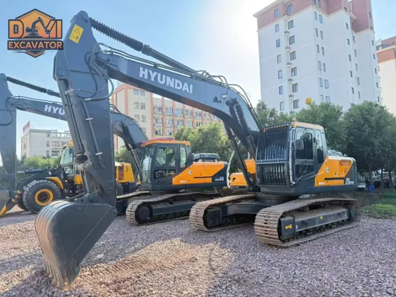 Used Hyundai XH220HD Heavy Duty Excavator Durable