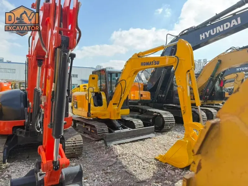 Used Komatsu PC56 Mini Excavator Crawler Machine