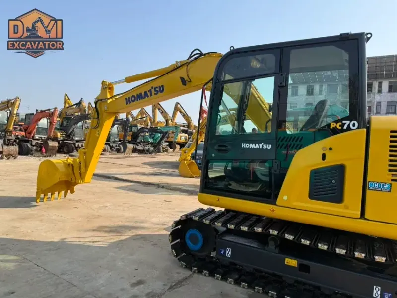 Used Komatsu PC70 Small Excavator Good Performance